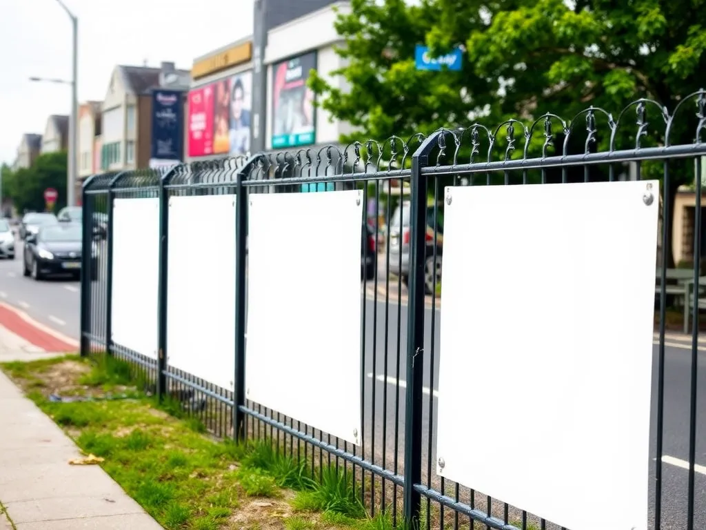 Reklama na ogrodzeniu – przepisy